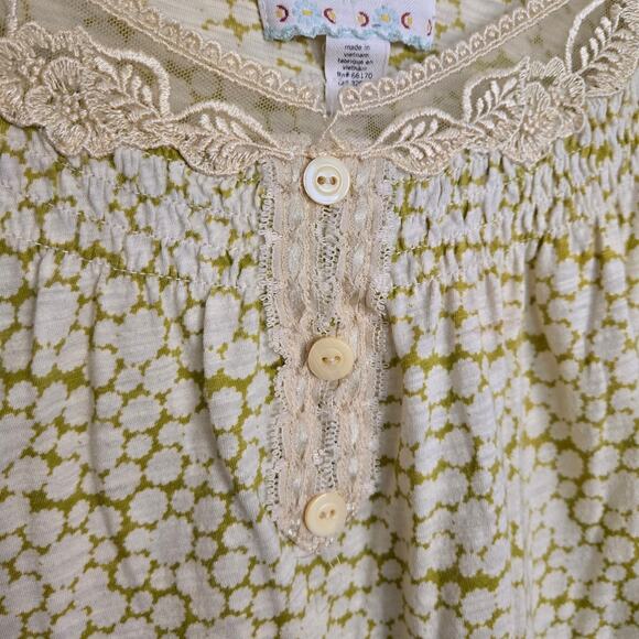 Kimchi & Blue Floral Lace Trim Cami Tank Size S Y2k Fairy Dainty Babydoll Boho - Picture 8 of 13